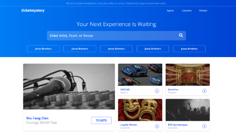 TicketMystery Demo